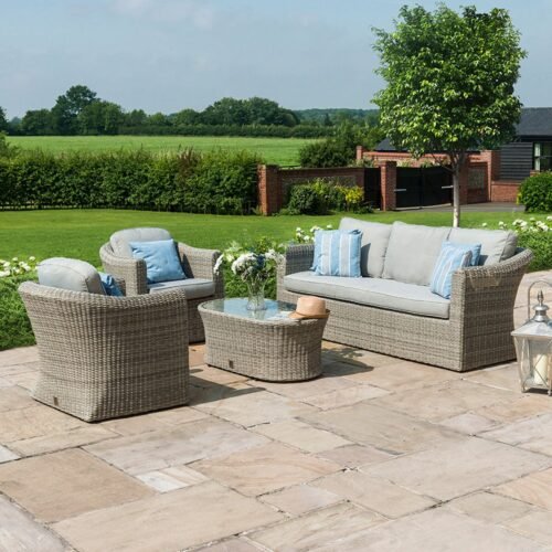 Oxford 3 Seat Rattan Sofa Set