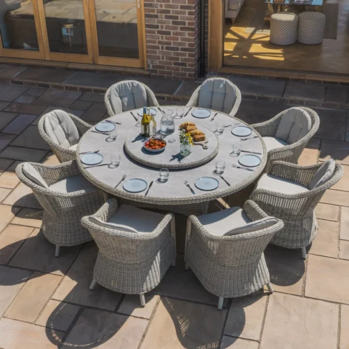 Oxford 8 Seat Round Dining Set