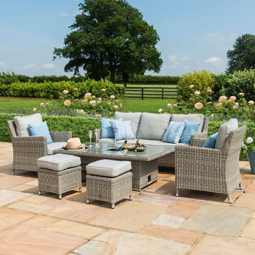 Oxford Rattan Sofa Set – Modern Outdoor Comfort
